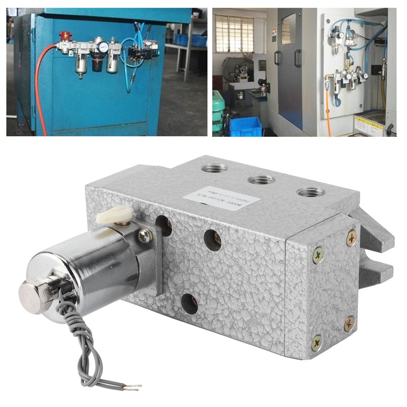 2 Position 5 Way Electric Solenoid Valve Single Control Industrial