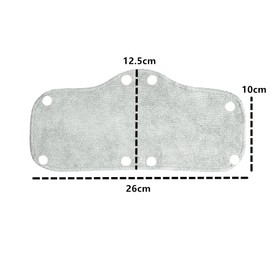 Cotton Hard Hat Sweatband, CuiCanfla Hard Hat Sweatband,10 Pcs Hard Hat Sweatband Reusable Cotton Hard Hat Liner Snap-On Hat Accessories Helmet Comforter Pad-Grey