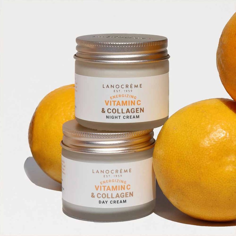 Lanocreme-Energizing Vitamin C & Collagen Night Cream 50g