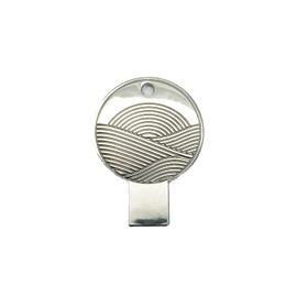 Caviar Key Tin Opener - Caviar Accessory (Round Silver, 1 x 1.5)