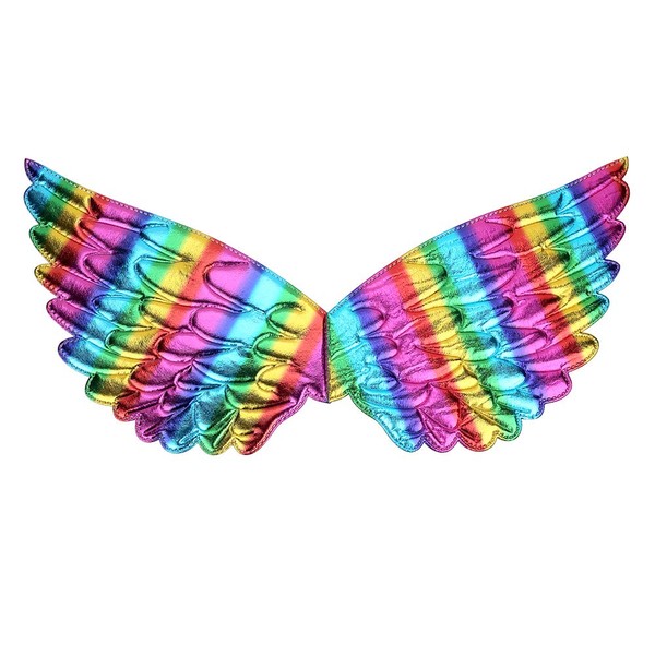 Fairywand Rainbow Unicorn Wings for Kids Princess Costume Accessories Birthday Halloween Party-Toddler