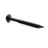 Hippo Hardware (2.9mm X 12mm) Black Japanned Slotted Round Dome