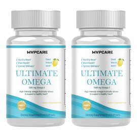 Mvpcare Ultimate Omega 3 Cpsulas Sabor Limn 120 Ml Limn                                                                                               