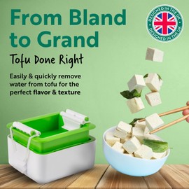 Tofuture Tofu Press by Tofuture - The Original and Best Tofu Press. Easily And Quickly Remove Water from Tofu to Improve the Flavor and give Perfect Texture Everytime