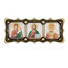 NKlaus Car Badge Icon Triptych GM Of Smolensk Jesus Cristus