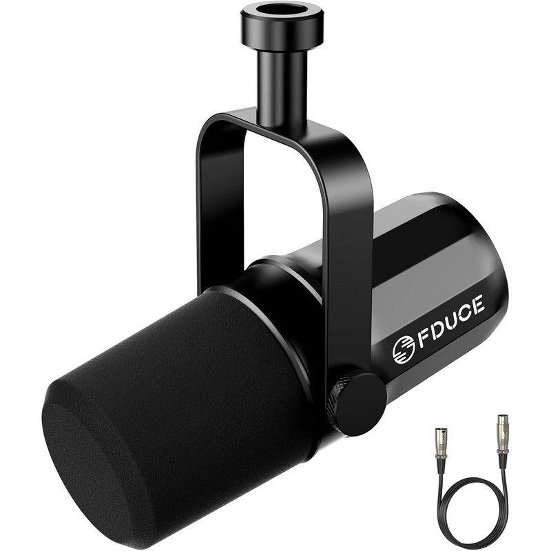 FDUCE SL40 Vocal Dynamic Podcast Microphone for Gaming, Live Streaming