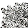 50PCS Fishing Double Rattle Metal Sea Fishing Attractor Bell Beads