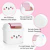 WCHOSOZH Cute Small Trash Can, Mini Desktop Trash Bin with