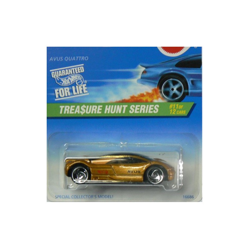 Hot Wheels 1997 Treasure Hunt Series 11/12 Avus Quattro