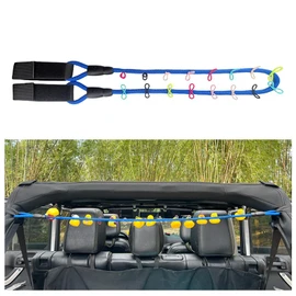 Paracord Duck Holder for Jeep Wrangler YJ TJ JK JL and Gladiator JT,Rubber Ducks Plug Ducks Mounts,Rubber Ducks Organizer for Jeep,Blue