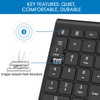 Foloda Bluetooth Number Pad, Wireless 10 Keys USB Number Numeric