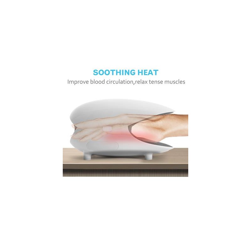COMFIER Cordless Electric Hand Massager with Compression & Heating,3 Levels
