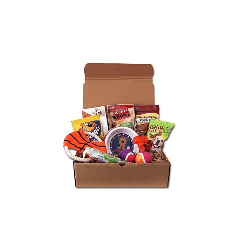 Joice Best Dog Puppy Gift Treats Pet Toy Box Set