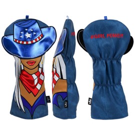 Girl Power Cowgirl USA Style Golf Headcover