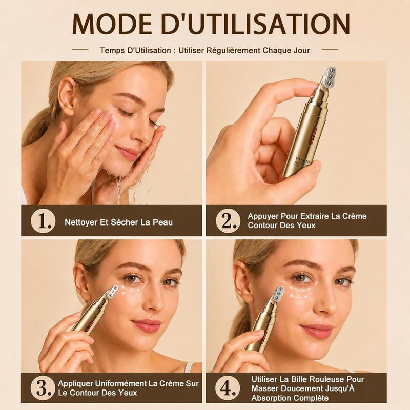 QINGLIN Anti-Wrinkle Caffeine Under Eye Creams for Puffiness and Bags