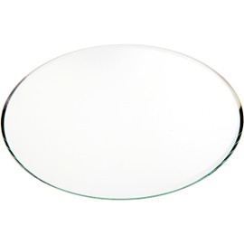Plymor Round 3mm Beveled Glass Mirror, 6 inch x 6 inch (Pack of 2)