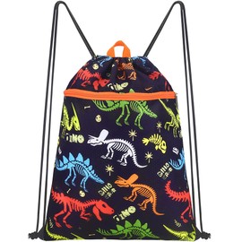 Luchike Drawstring Backpack for Kids - Boys Sport Gym Beach Swim Travel Daypack