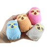 Set of All 4 Sloth Marshmallow Animal Stress Balls -
