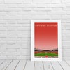 GroundDesigns ARSENAL FC Football Gift EMIRATES STADIUM Art Unframed A3