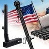 Truck Flag Pole with Hitch Holder – 6FT Heavy Duty