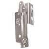 DOITOOL 85° Vertical Folding Spring Hinge for Cabinet Doors Nickel-Plated