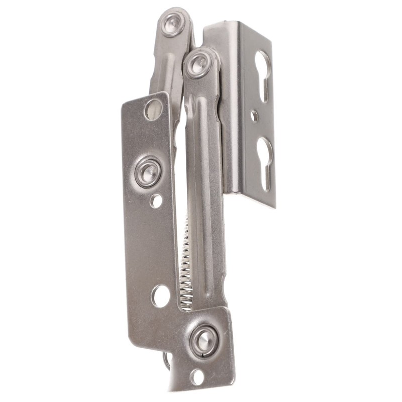 DOITOOL 85° Vertical Folding Spring Hinge for Cabinet Doors Nickel-Plated