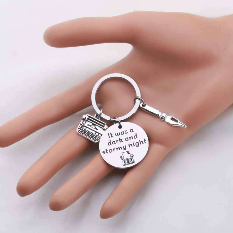 Writer Gifts Writing Keyring Journalist Gift Literature Lover Gift for