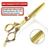 Gold 6/78/9 Inch Professional Haircut Scissors, Multifunctional Haircut Scissors Set