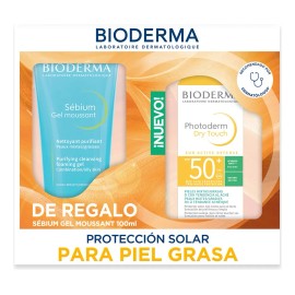 Dry Touch Spf50+ 40ml Neutre + Sebium Gel Moussant 100 Ml