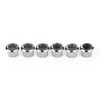 6 In-Line Semi-Closed Guitar Locking Tuners Tuning Pegs Machines Heads