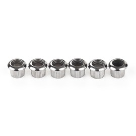 6 In-Line Semi-Closed Guitar Locking Tuners Tuning Pegs Machines Heads Set for ST Tele Electric Guitar