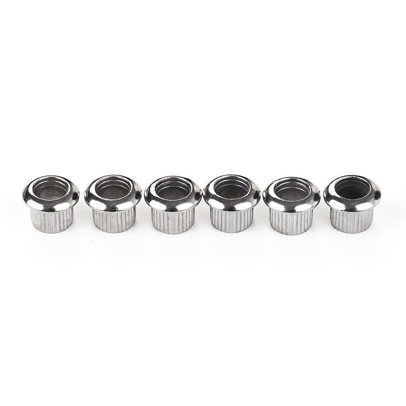 6 In-Line Semi-Closed Guitar Locking Tuners Tuning Pegs Machines Heads
