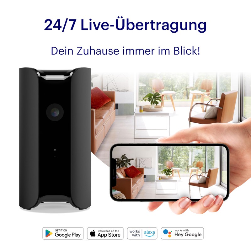 Canary View Surveillance Camera 1080p HD WiFi IP | 24/7
