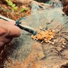 Fire Starter Survival Tool, 4 Inch Flint Steel Drilled Fire