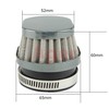 Ager Oval Power Filter Short Gun Metal x Stainless Steel
