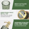 Towoaafu Green Bathroom Accessories Set - 5 PCS Glass Bathroom