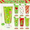 Leelosp 24 Pcs Red and Green Christmas Hand Cream Gift
