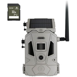 Bushnell CelluCORE 20 Solar Trail Camera, Low Glow Hunting Game Camera with Detachable Solar Panel with Bundle Options (SD Card)