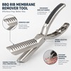 BBQ Rib Membrane Removal Tool for Meat Prep – Stainless