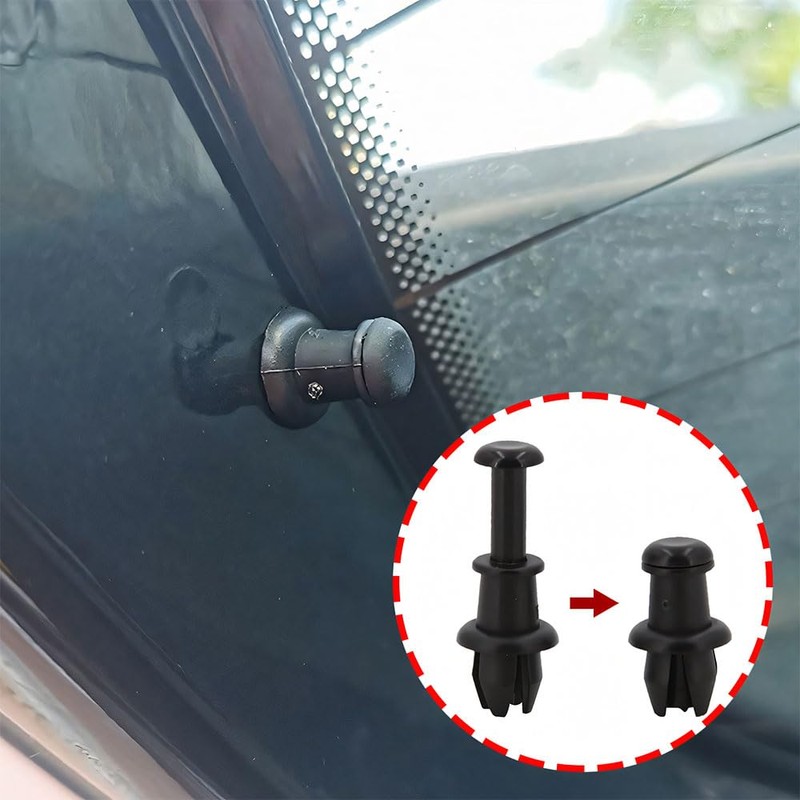 AHEOVSD 4 Pcs Car Boot Parcel Shelf Clips Pins Parcel