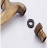 HappyHome Antique Retro Faucet Brass Lavatory Faucet Bathroom Faucet, Gardening