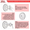 BILITOOLS Harmonic Balancer Puller Set, Upgraded 3-Jaw Pulley Puller with