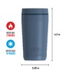 THERMOS ALTA SERIES Stainless Steel Tumbler, 12 Ounce, Slate
