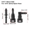 X AUTOHAUX 2 Set 5/16" 7.89mm SAE to 5/16" 8mm