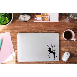 H-TRADINGS Tinkerbell Black Decal Vinyl Sticker Cars Trucks Vans Walls Laptop Black 5 x 3 in Approximately