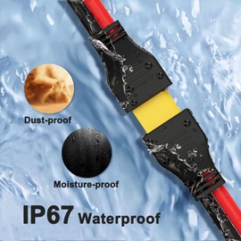 baluoqi XT60 to O Ring Terminal Cable,XT60 Female to O Ring Eyelet Terminal Plug Connector Cable 10AWG RC ESC Charger Side Power for RC Lipo Battery FPV Racing Drone(XT60 Female, 5FT, 10AWG)