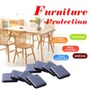 HiCycle2 Furniture Sliders for Carpet and Hardwood Floors, Adhesive Glides,