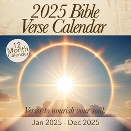 Christian Wall Calendar 2025 | Monthly Bible Verse Wall Calendar, Reflective Scripture Verses to Nourish Your Soul and Invigorate Your Faith, All Bible Quotes are From the NIV Bible