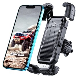 Synctem Armor Air Vent Phone Holder for Car, Phone Mount for Car for Cell Phones with New Upgraded Vent Locks