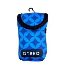 TOBIEMON Lightweight Golf Ball Case, Holds 2 Balls + 3 Tees, Carabi & Belt Clip Included, blue, Casual